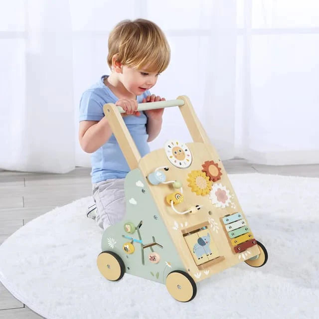Tooky Toy - Wooden Baby Walker