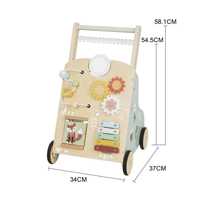 Tooky Toy - Wooden Baby Walker