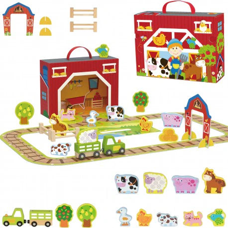 Tooky Toy - Farm Play Box