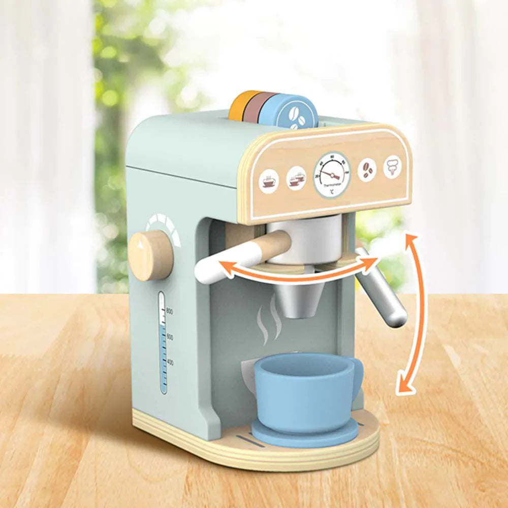 Tooky Toy - Kids Wooden Coffee Shop Toy Set