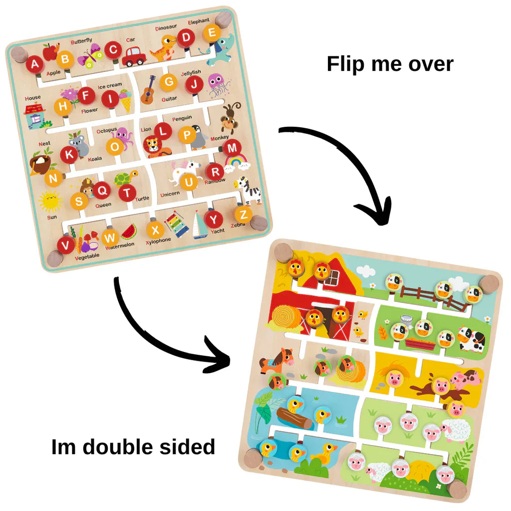 Tooky Toy - Wooden Maze Puzzle