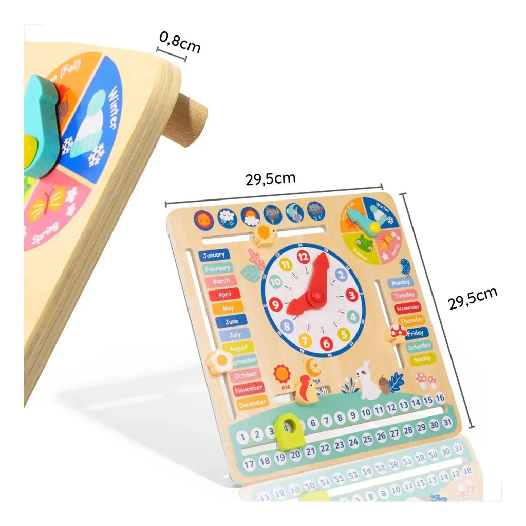 Tooky Toy - Wooden Calendar Board