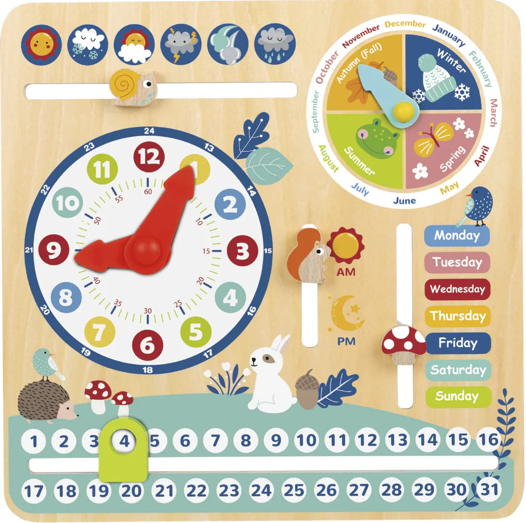 Tooky Toy - Wooden Calendar Board