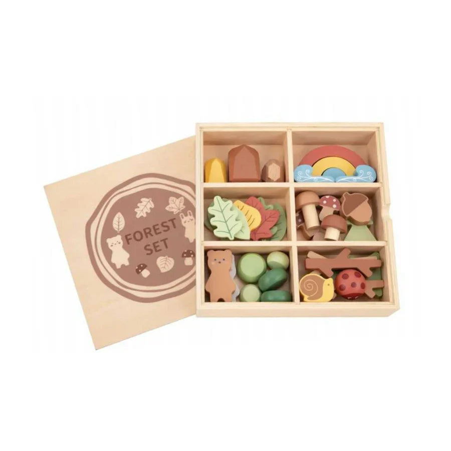 Tooky Toy - Wooden Forest Play Set