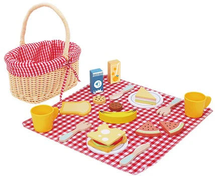 Tooky Toy - Wooden Picnic Play Set