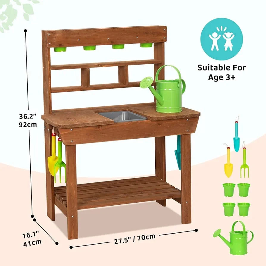 Tooky Toy - Wooden Mud Kitchen