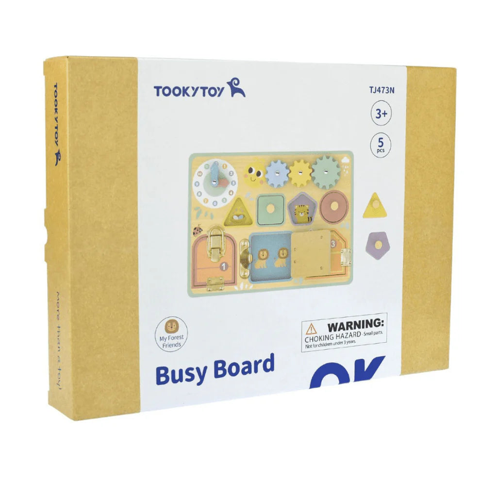 Tooky Toy - Wooden Busy Board
