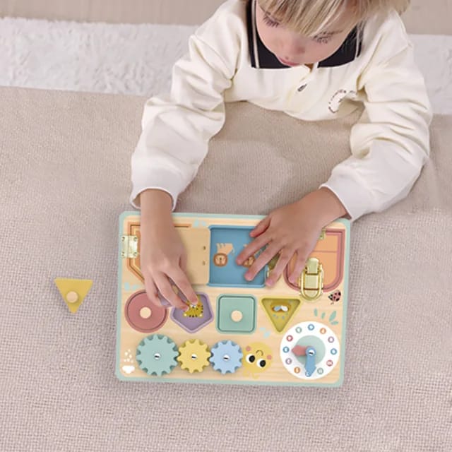 Tooky Toy - Wooden Busy Board