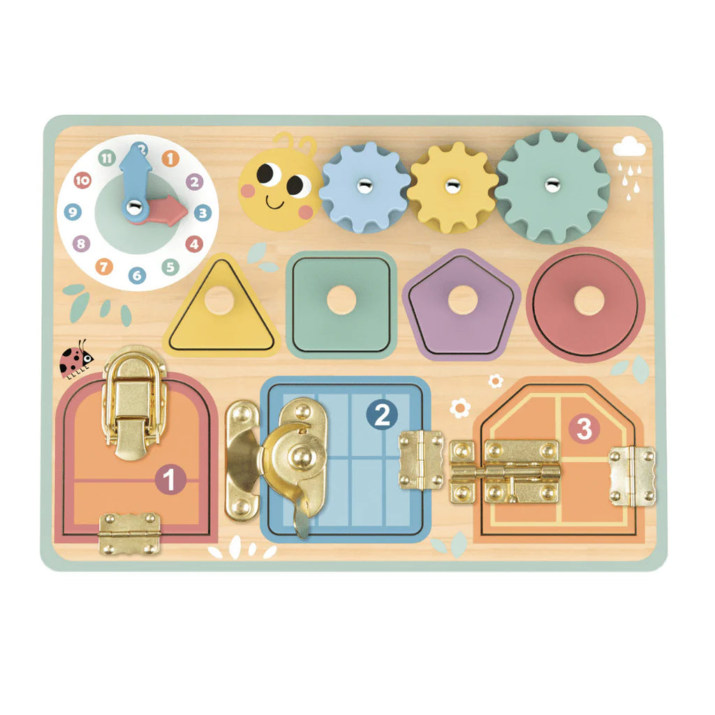 Tooky Toy - Wooden Busy Board