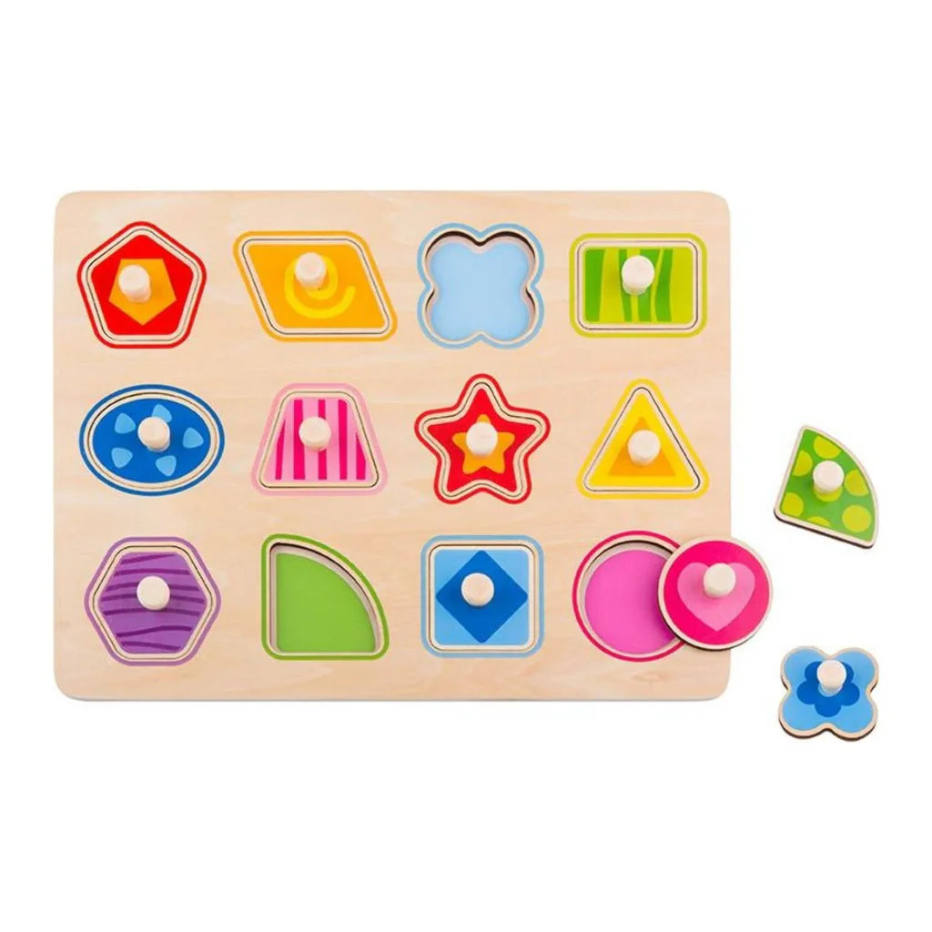 Tooky Toy - Wooden Shapes Puzzle