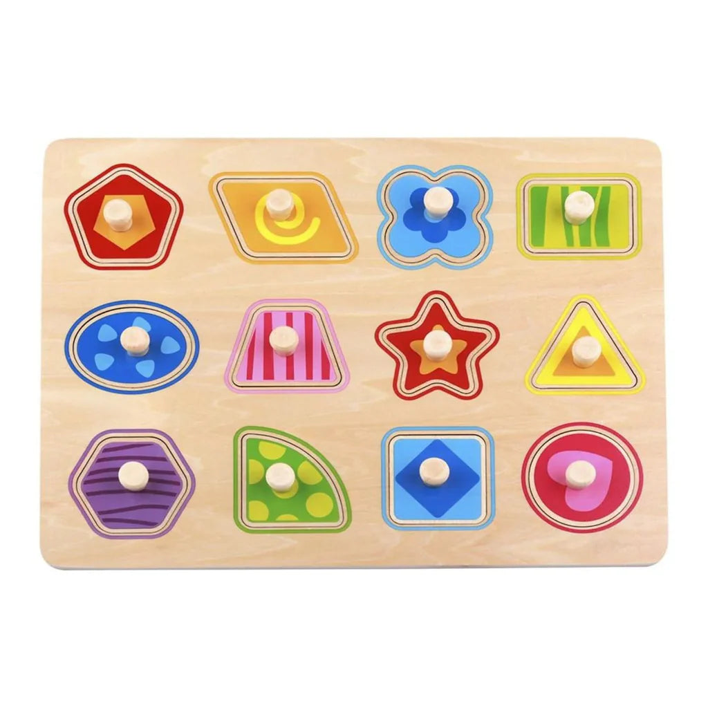 Tooky Toy - Wooden Shapes Puzzle