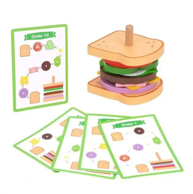 Tooky Toy - Wooden Sandwich Making Set