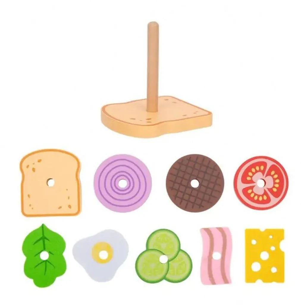 Tooky Toy - Wooden Sandwich Making Set