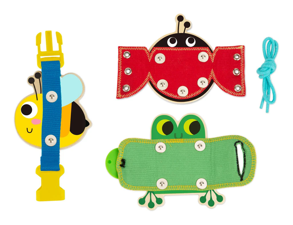 Tooky Toy - Wooden Basic Skill Busy Board