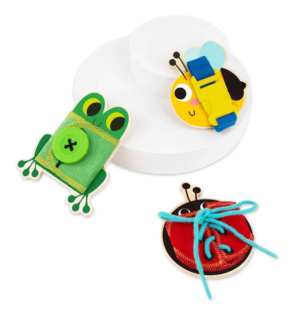 Tooky Toy - Wooden Basic Skill Busy Board