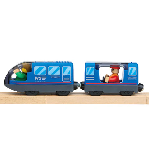 Tooky Toy - Wooden Fire Station Train Set