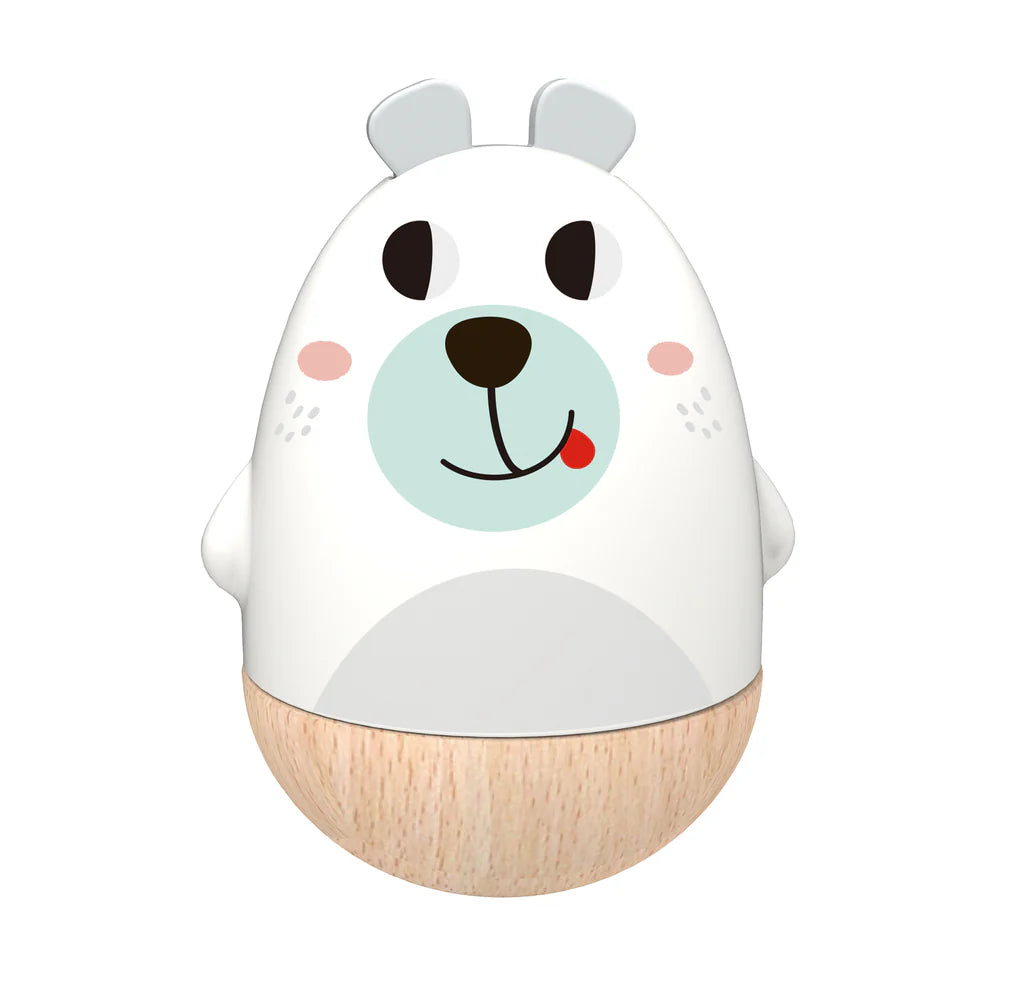 Tooky Toy - Wooden Bear Musical Tumbler