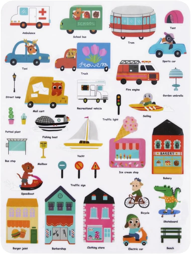 Tooky Toy - Busy City Sticker Book