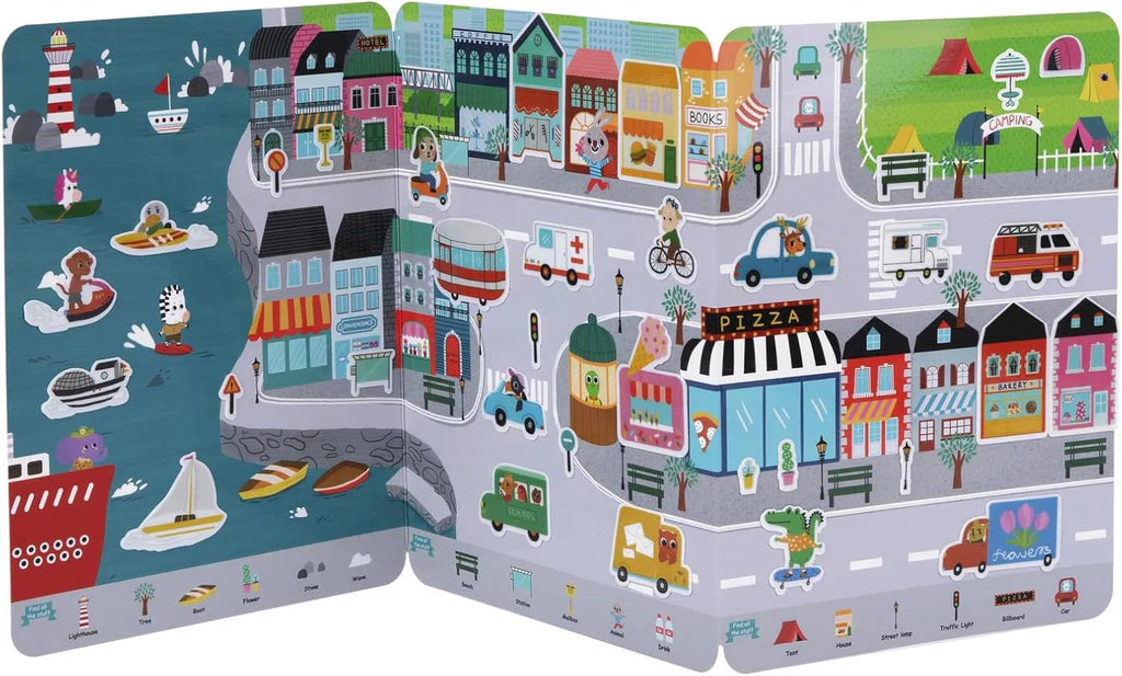 Tooky Toy - Busy City Sticker Book