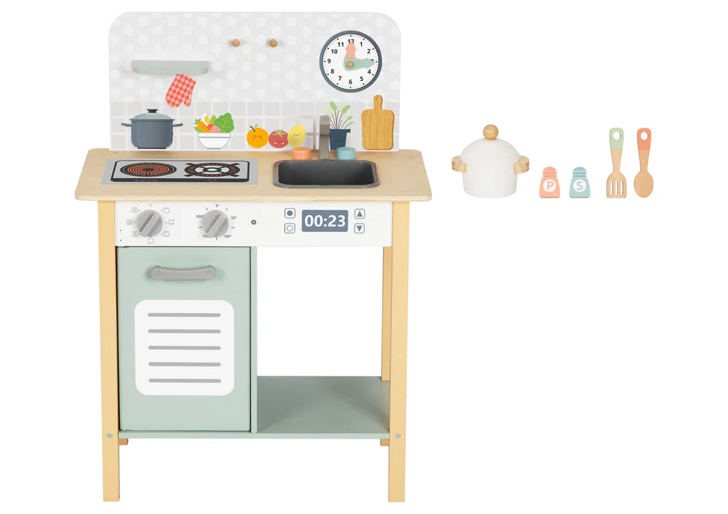 Tooky Toy - Hi Pando Wooden Kitchen Play Set