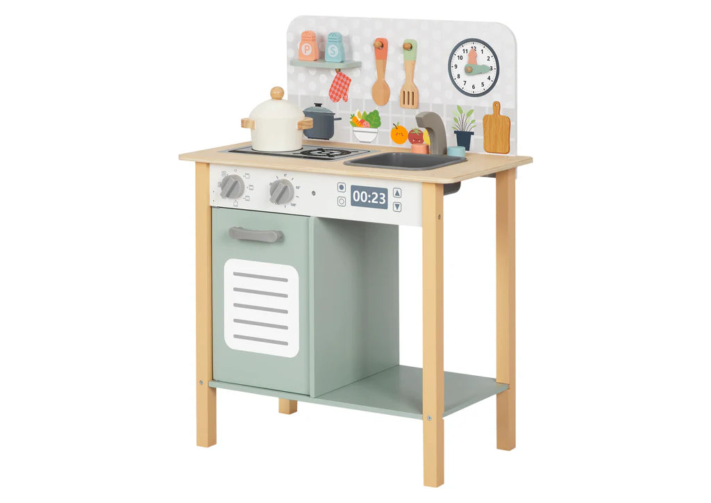 Tooky Toy - Hi Pando Wooden Kitchen Play Set