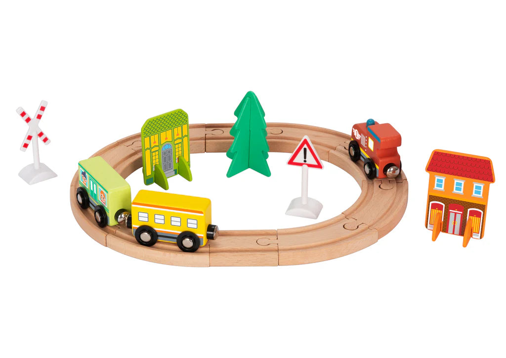 Tooky Toy - Hi Pando Wooden Train Set