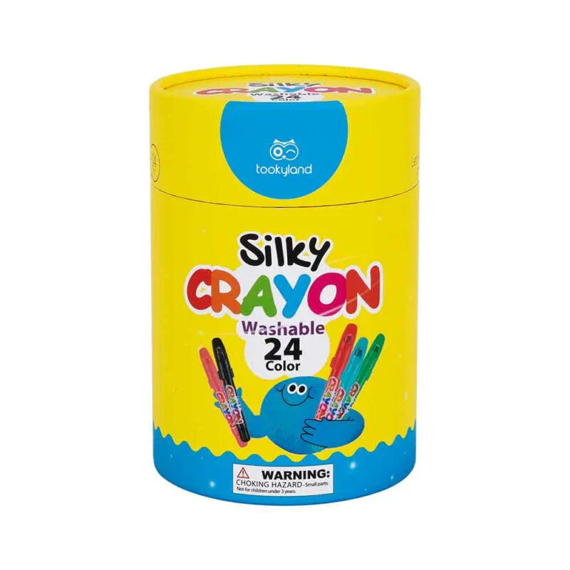 Tooky Toy - Tookyland Silky Washable Crayons 24Pc