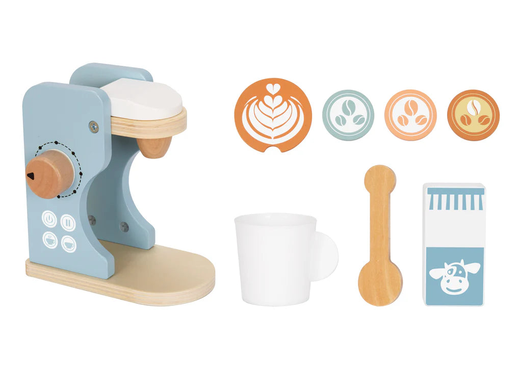 Tooky Toy - Hi Pando Wooden Coffee Machine Play Set