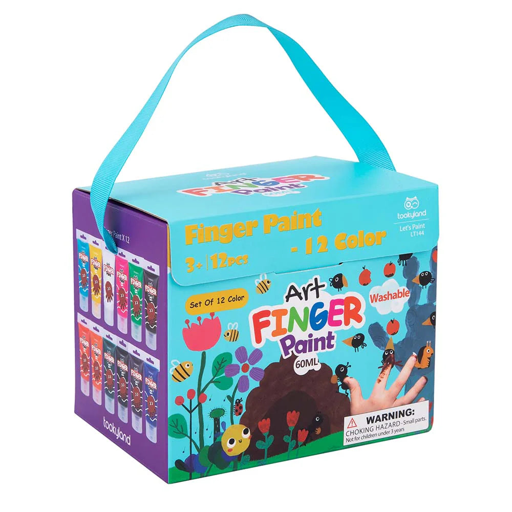 Tooky Toy - Tookyland Finger Paint Set 12Pc