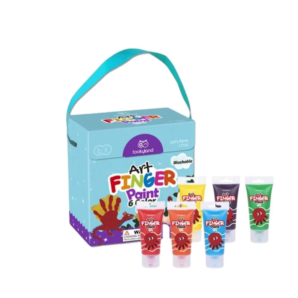 Tooky Toy - Tookyland Finger Paint Set Of 6