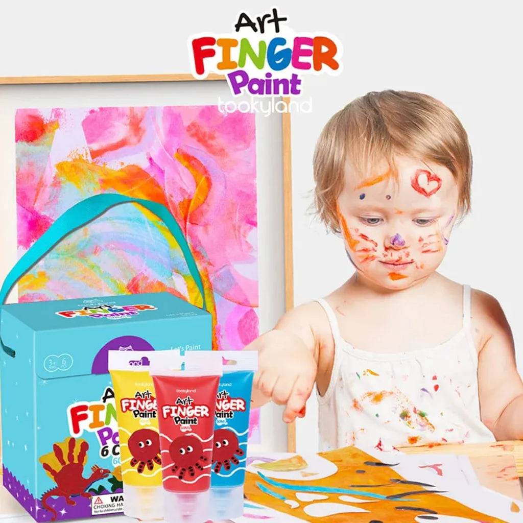 Tooky Toy - Tookyland Finger Paint Set Of 6