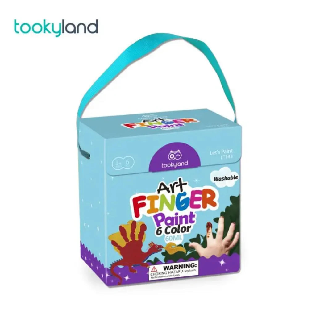 Tooky Toy - Tookyland Finger Paint Set Of 6