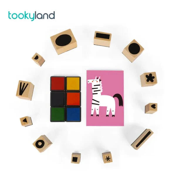 Tooky Toy - Tookyland Stamp Art Paint Set