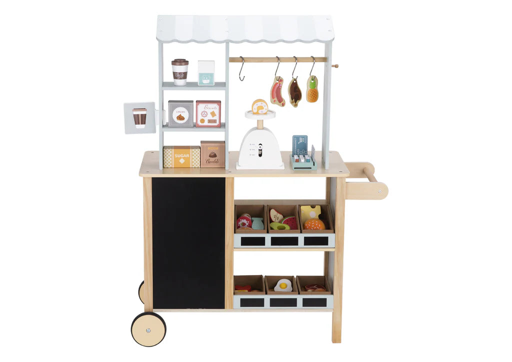 Tooky Toy - Kids Pretend Play Wooden Grocery Store