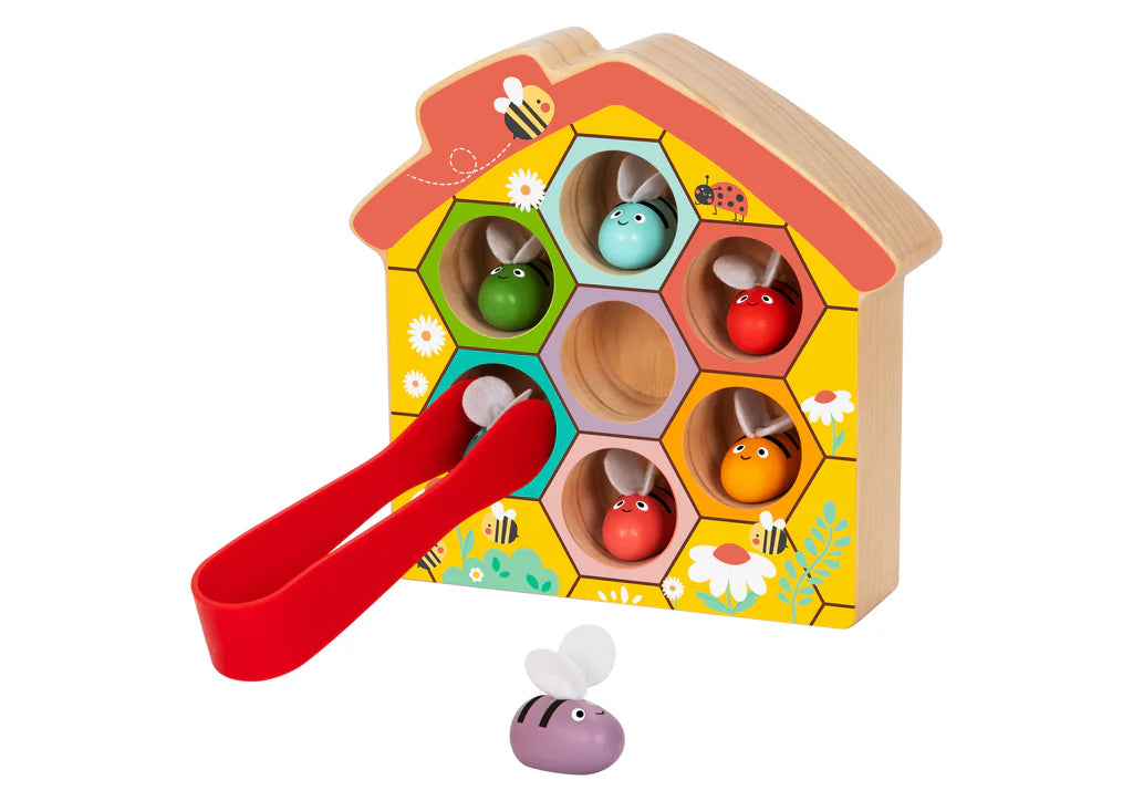 Tooky Toy - Hi Pando Wooden BeeHive Play Set
