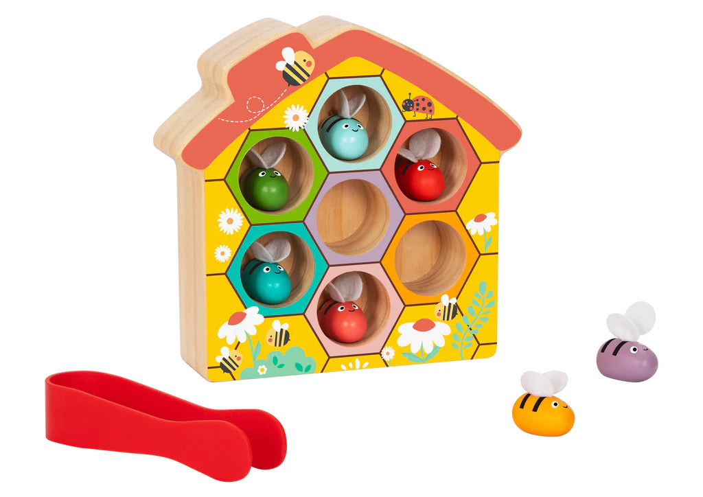 Tooky Toy - Hi Pando Wooden BeeHive Play Set