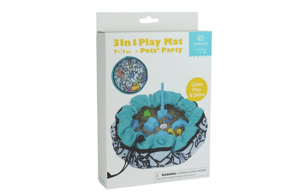 Tooky Toy - Tookyland 3 In 1 Play Mat Pets Party