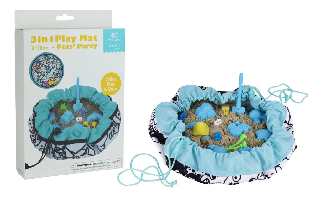 Tooky Toy - Tookyland 3 In 1 Play Mat Pets Party