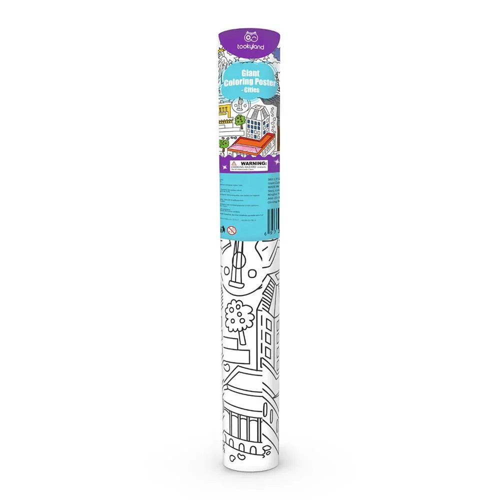Tooky Toy - Tookyland Color The Cities Art Roll