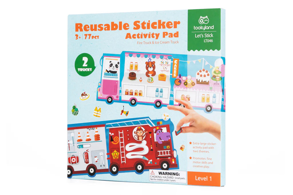 Tooky Toy - Tookyland Reusable Sticker Activity Pad