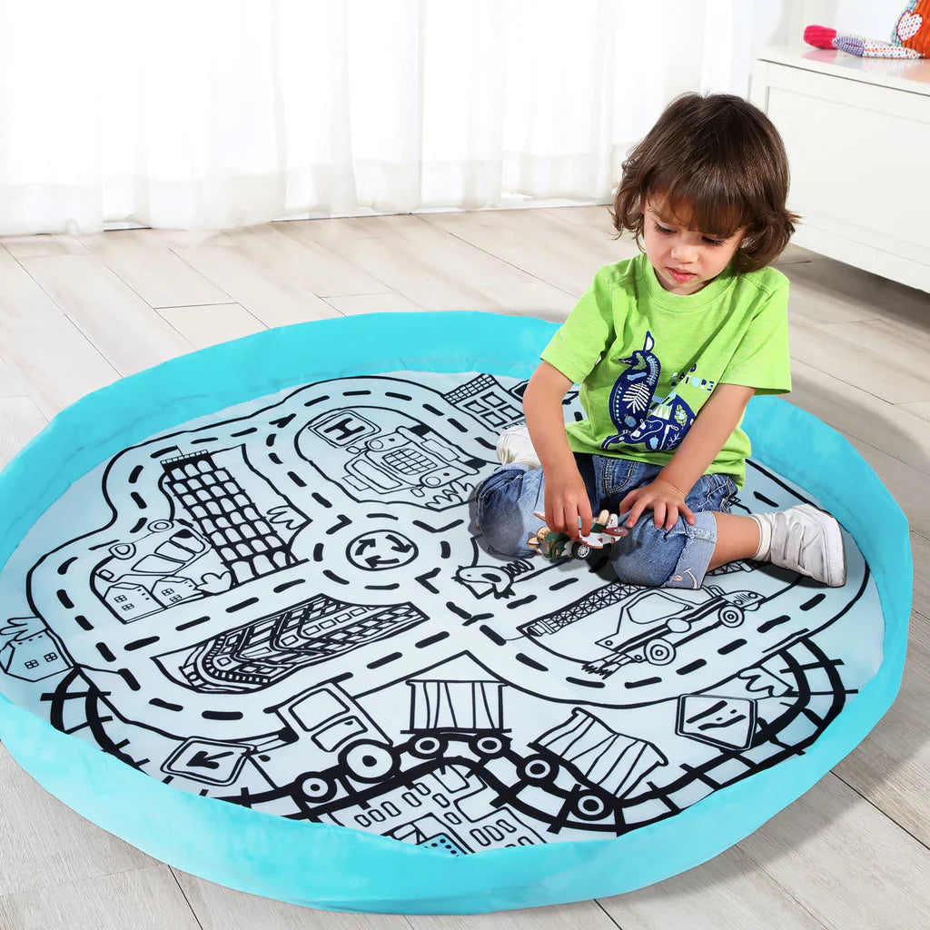 Tooky Toy - Tookyland 3 In 1 Play Mat The Cities
