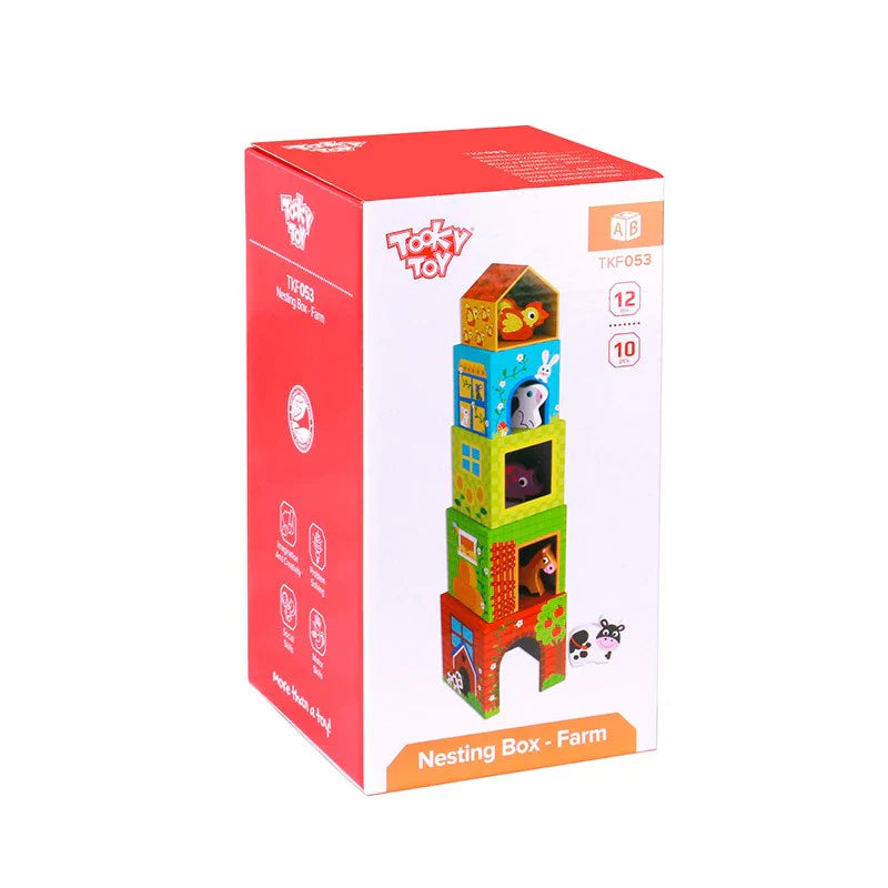 Tooky Toy - Farm Nesting Box