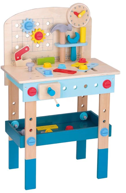 Tooky Toy - Wooden Workbench Play Set