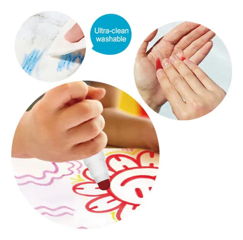 Tooky Toy - Tookyland Ultra Clean Wasbable Markers 12Pc