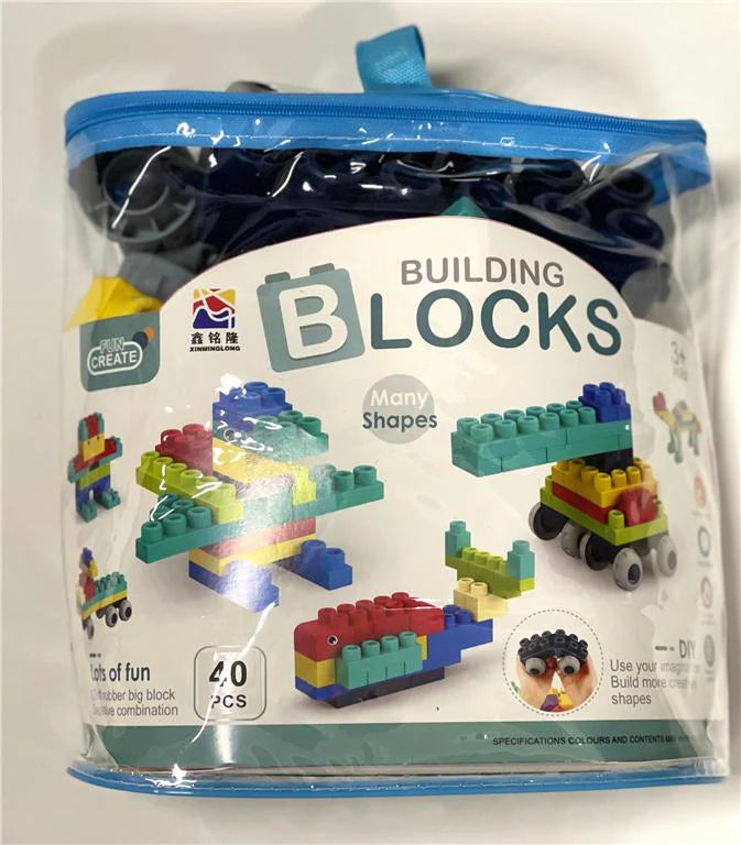 40Pc Soft Blocks Set