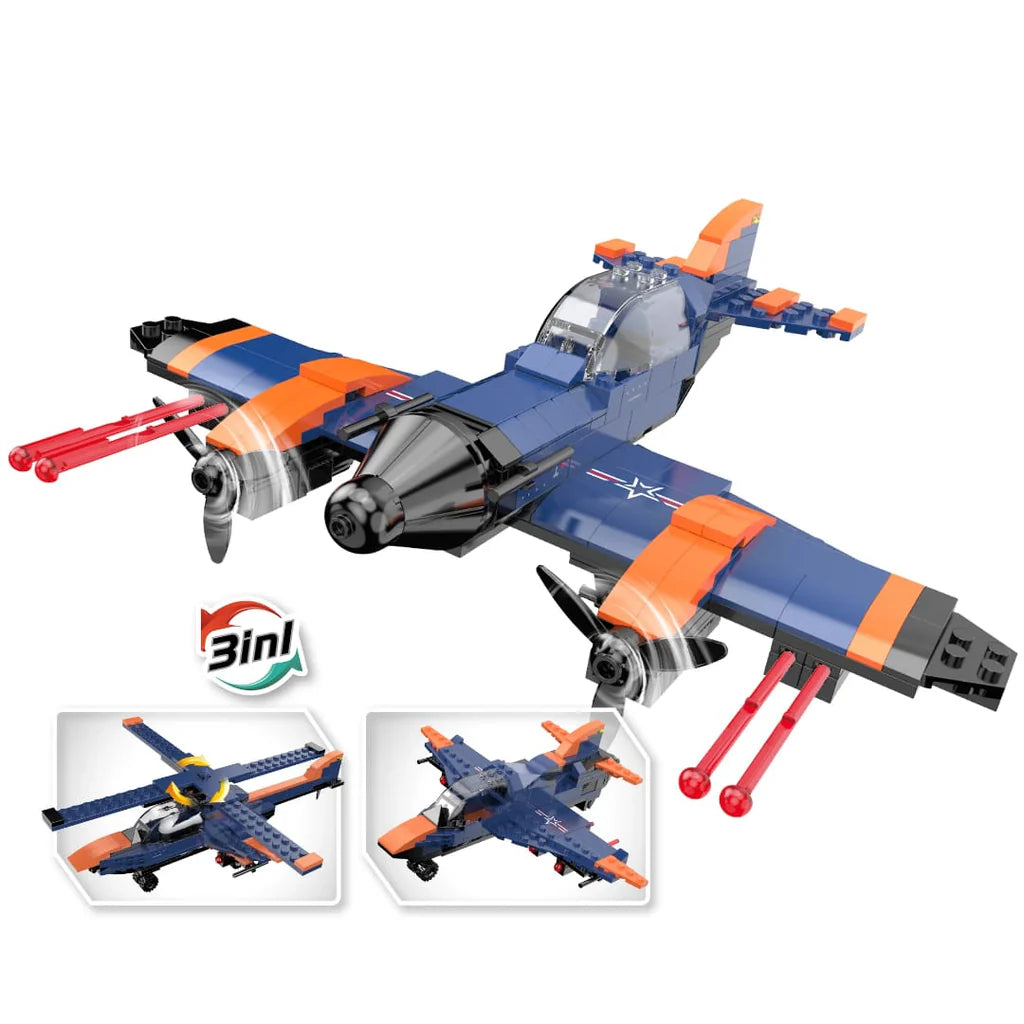 3 In 1 Polar Expedition Building Block Set 248Pc