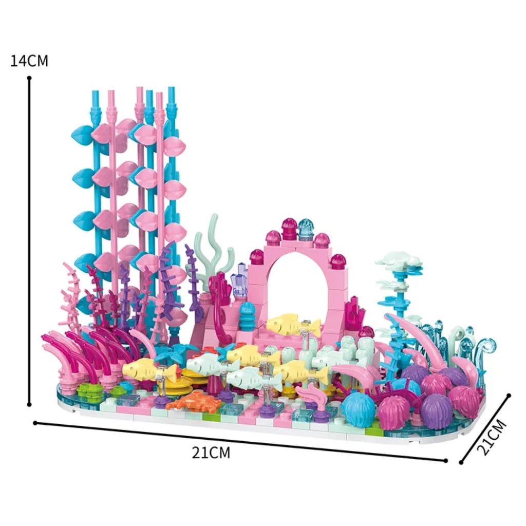 Mermaid Theme Building Block Set 366Pc