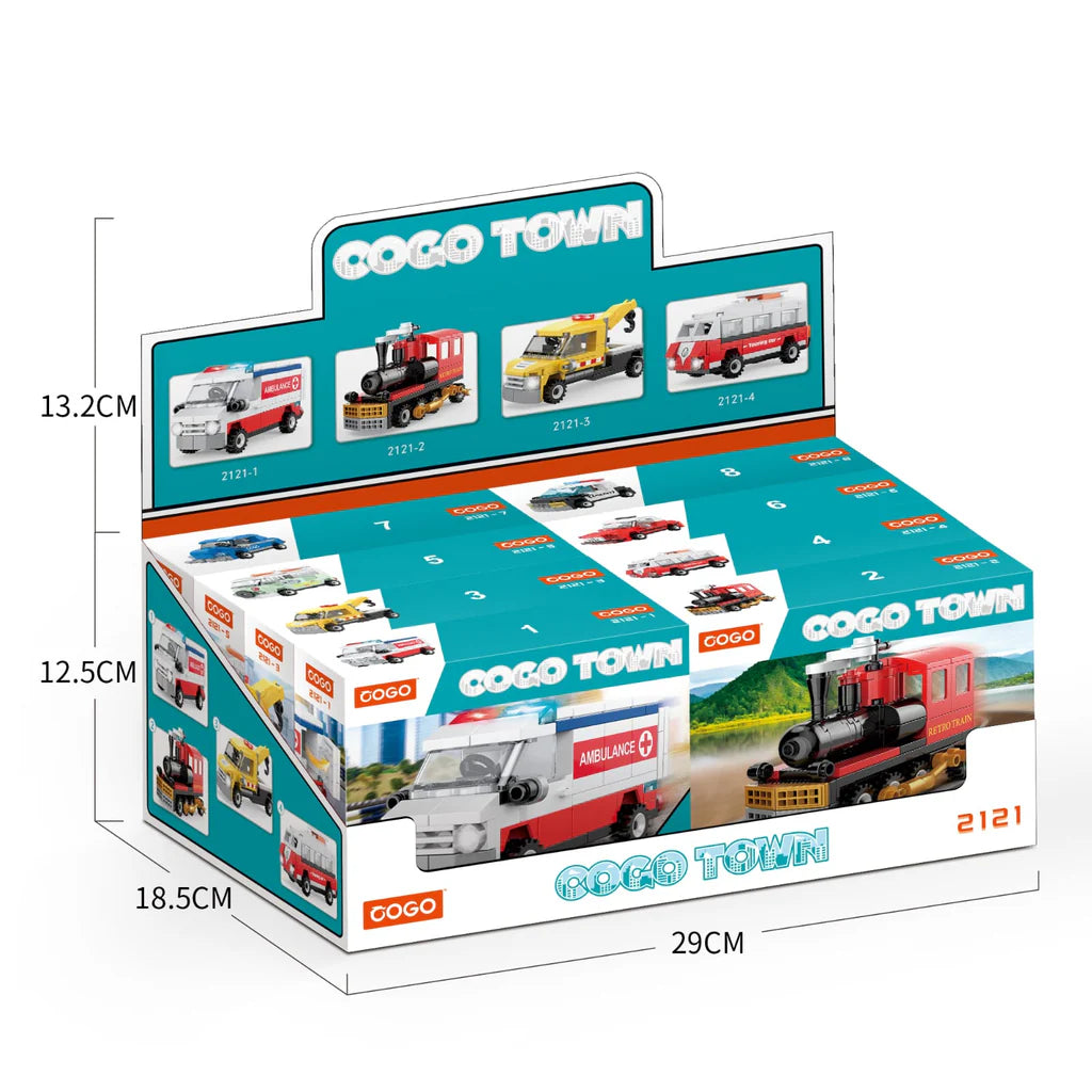 Town Transport Vehicles Box Set Of 8