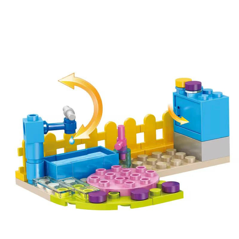 196Pc Merry Days Building Block Set