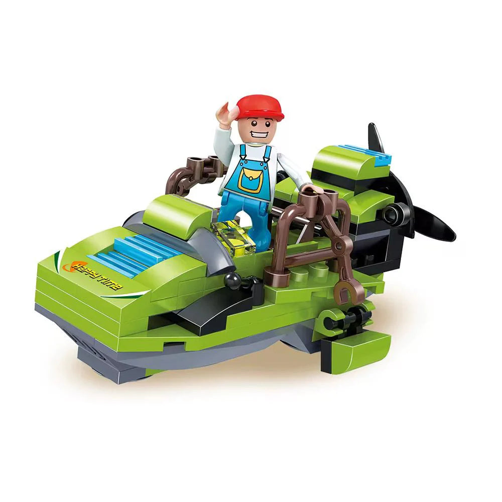 3 In 1 Aeroplane Building Block Set 178Pc